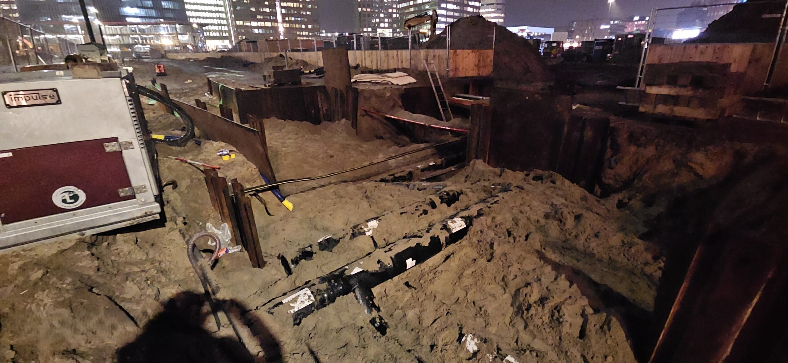 Nachtelijke kabel- en leidingwerkzaamheden in De Corridor Amsterdam