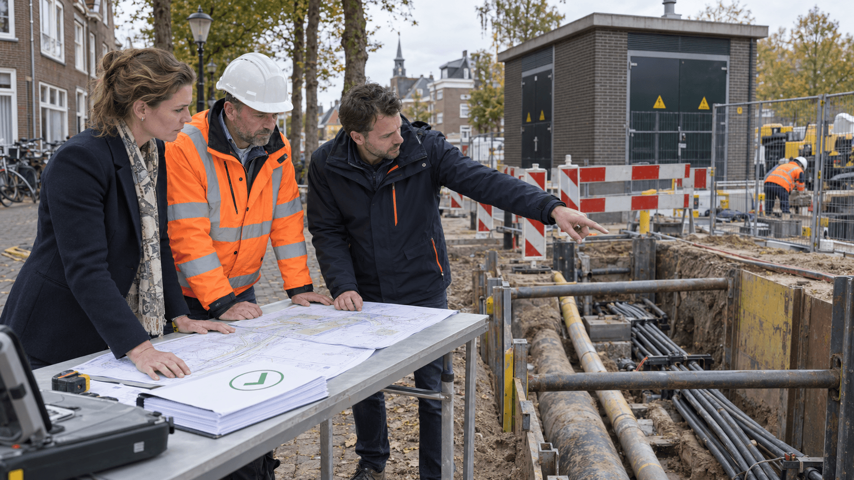 Goedgekeurd plan, krappe ondergrondse route